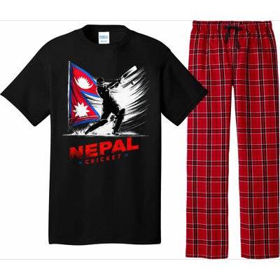 Nepal Cricket Jersey 2024 Cricket Flag Of Nepal Pajama Set