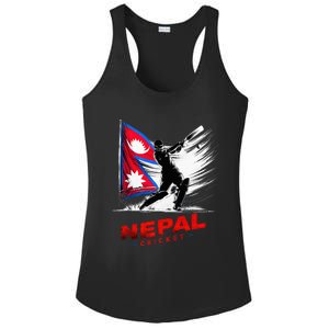 Nepal Cricket Jersey 2024 Cricket Flag Of Nepal Ladies PosiCharge Competitor Racerback Tank