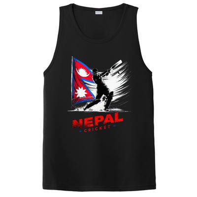 Nepal Cricket Jersey 2024 Cricket Flag Of Nepal PosiCharge Competitor Tank