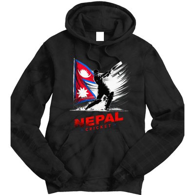 Nepal Cricket Jersey 2024 Cricket Flag Of Nepal Tie Dye Hoodie