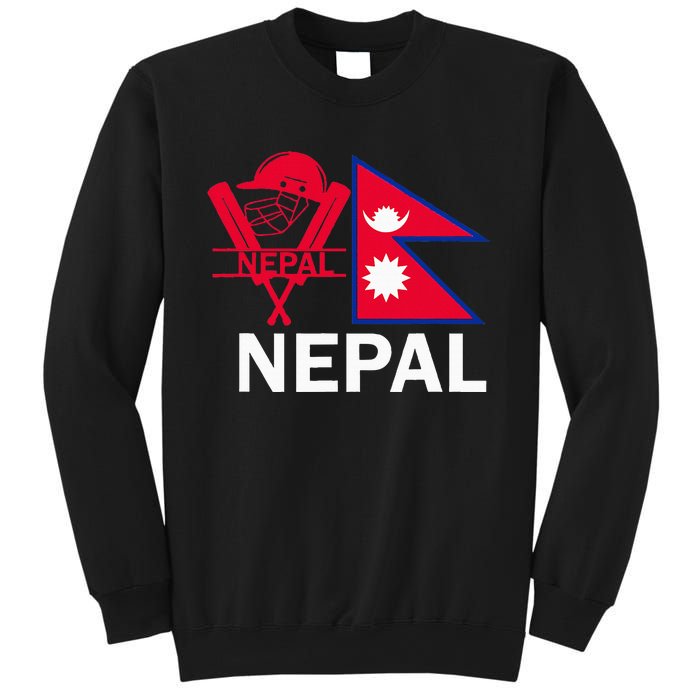 Nepal Cricket Jersey 2024 Team Flag Nepal Cricket Sweatshirt