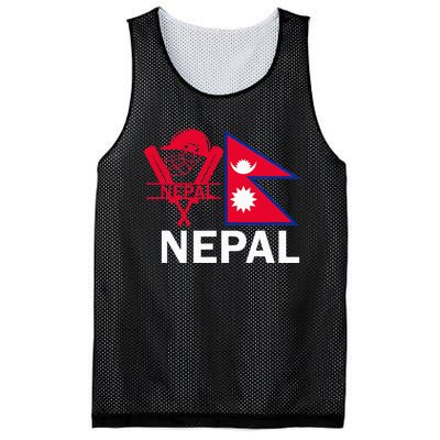 Nepal Cricket Jersey 2024 Team Flag Nepal Cricket Mesh Reversible Basketball Jersey Tank