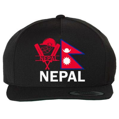 Nepal Cricket Jersey 2024 Team Flag Nepal Cricket Wool Snapback Cap