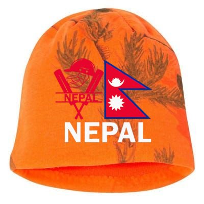 Nepal Cricket Jersey 2024 Team Flag Nepal Cricket Kati - Camo Knit Beanie