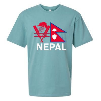 Nepal Cricket Jersey 2024 Team Flag Nepal Cricket Sueded Cloud Jersey T-Shirt