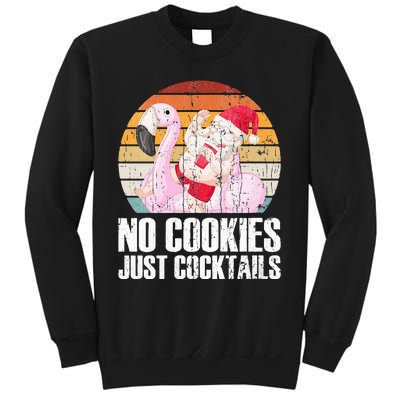 No Cookies Just Cocktails Funny Christmas In July Sweatshirt