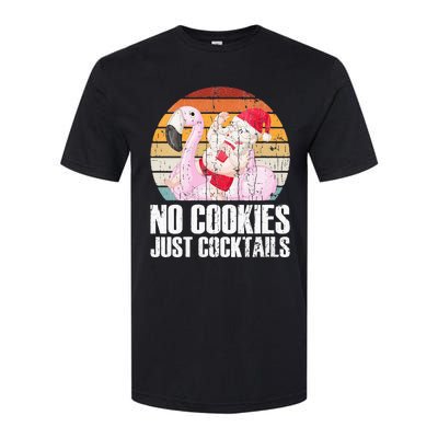 No Cookies Just Cocktails Funny Christmas In July Softstyle CVC T-Shirt