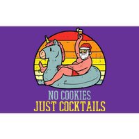 No Cookies Just Cocktails Funny Christmas In July Vintage Bumper Sticker