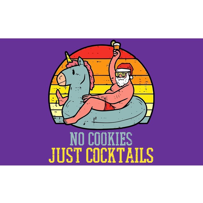 No Cookies Just Cocktails Funny Christmas In July Vintage Bumper Sticker