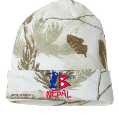 Nepal Cricket Jersey 2024 Cricket Flag Of Nepal Kati Licensed 12" Camo Beanie