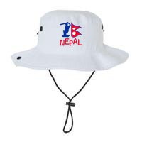 Nepal Cricket Jersey 2024 Cricket Flag Of Nepal Legacy Cool Fit Booney Bucket Hat