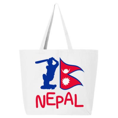 Nepal Cricket Jersey 2024 Cricket Flag Of Nepal 25L Jumbo Tote