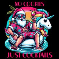 No Cookies Just Cocktails Funny Christmas In July Summer Tank Top 16 in Basic Backpack