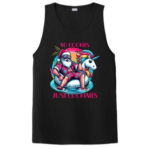 No Cookies Just Cocktails Funny Christmas In July Summer Tank Top PosiCharge Competitor Tank