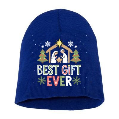 Nativity Christmas Jesus Christian Gifts Short Acrylic Beanie