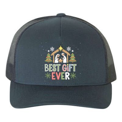 Nativity Christmas Jesus Christian Gifts Yupoong Adult 5-Panel Trucker Hat