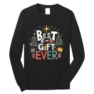 Nativity Christmas Jesus Is The Reason Long Sleeve Shirt