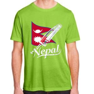 Nepal Cricket Jersey 2024 Cricket Flag Of Nepal Adult ChromaSoft Performance T-Shirt