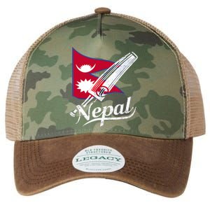 Nepal Cricket Jersey 2024 Cricket Flag Of Nepal Legacy Tie Dye Trucker Hat