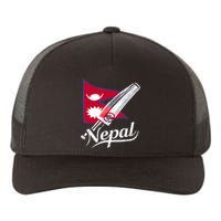 Nepal Cricket Jersey 2024 Cricket Flag Of Nepal Yupoong Adult 5-Panel Trucker Hat