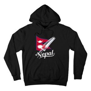 Nepal Cricket Jersey 2024 Cricket Flag Of Nepal Hoodie