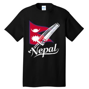 Nepal Cricket Jersey 2024 Cricket Flag Of Nepal Tall T-Shirt