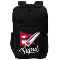 Nepal Cricket Jersey 2024 Cricket Flag Of Nepal Impact Tech Backpack