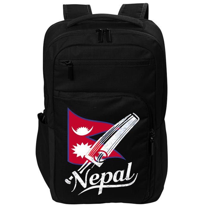 Nepal Cricket Jersey 2024 Cricket Flag Of Nepal Impact Tech Backpack