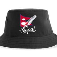 Nepal Cricket Jersey 2024 Cricket Flag Of Nepal Sustainable Bucket Hat