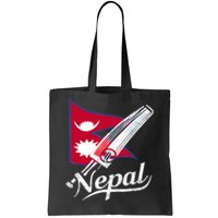 Nepal Cricket Jersey 2024 Cricket Flag Of Nepal Tote Bag