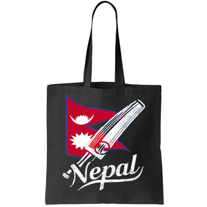 Nepal Cricket Jersey 2024 Cricket Flag Of Nepal Tote Bag