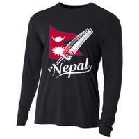 Nepal Cricket Jersey 2024 Cricket Flag Of Nepal Cooling Performance Long Sleeve Crew