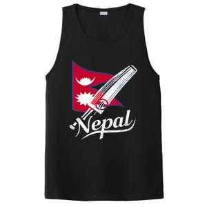 Nepal Cricket Jersey 2024 Cricket Flag Of Nepal PosiCharge Competitor Tank