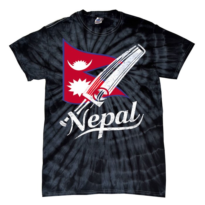 Nepal Cricket Jersey 2024 Cricket Flag Of Nepal Tie-Dye T-Shirt