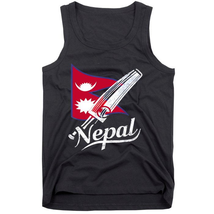 Nepal Cricket Jersey 2024 Cricket Flag Of Nepal Tank Top