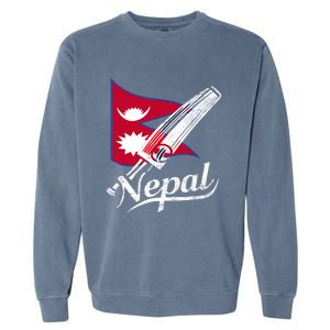 Nepal Cricket Jersey 2024 Cricket Flag Of Nepal Garment-Dyed Sweatshirt