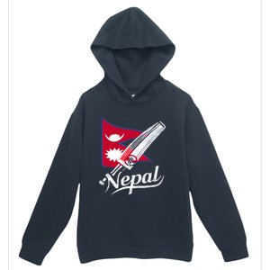 Nepal Cricket Jersey 2024 Cricket Flag Of Nepal Urban Pullover Hoodie