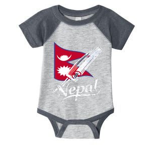 Nepal Cricket Jersey 2024 Cricket Flag Of Nepal Infant Baby Jersey Bodysuit