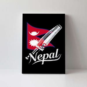 Nepal Cricket Jersey 2024 Cricket Flag Of Nepal Canvas