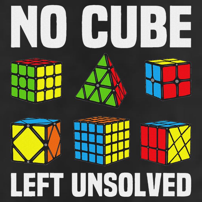 No Cube Left Unsolved Competitive Puzzle Cube Speed Cubing Trucker Hat