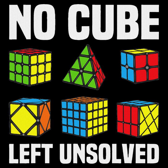 No Cube Left Unsolved Competitive Puzzle Cube Speed Cubing Wool Snapback Cap