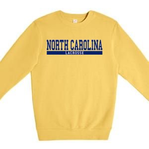 North Carolina Lacrosse Premium Crewneck Sweatshirt