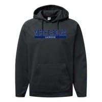 North Carolina Lacrosse Performance Fleece Hoodie