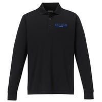 North Carolina Lacrosse Performance Long Sleeve Polo