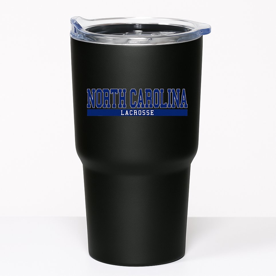 North Carolina Lacrosse Tumbler