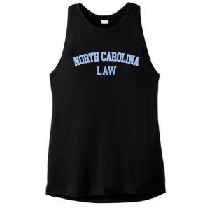 North Carolina Law Attorney Bar Graduate Lawyer College Ladies PosiCharge Tri-Blend Wicking Tank