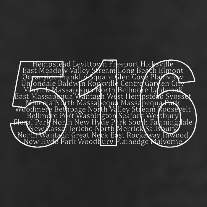 Nassau County Long Island New York Area Code 516 25L Jumbo Tote