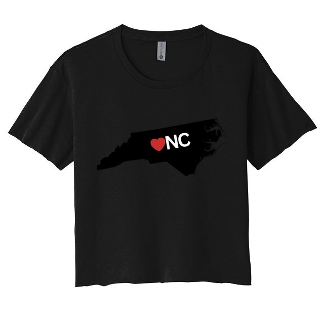 North Carolina Love Crop Top