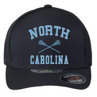 North Carolina Lacrosse Vintage Nc Lax Weathered Flexfit Unipanel Trucker Cap