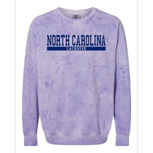 North Carolina Lacrosse Colorblast Crewneck Sweatshirt